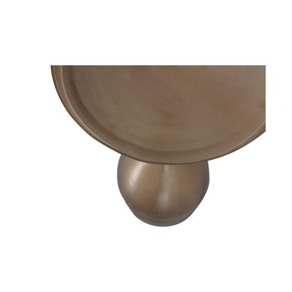 Apvalios formos šoninis stalas iš metalo 33x33 cm Cone – BePureHome-image-2