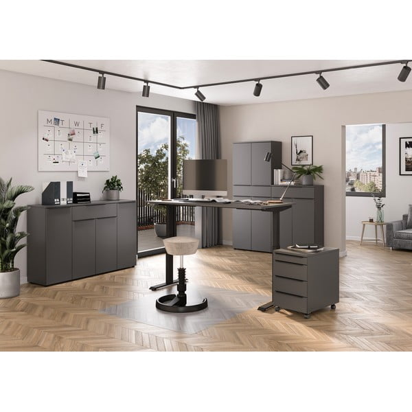 Spintelė antracito spalvos su stumdomomis durimis 160x74 cm Mailand – Germania-image-4