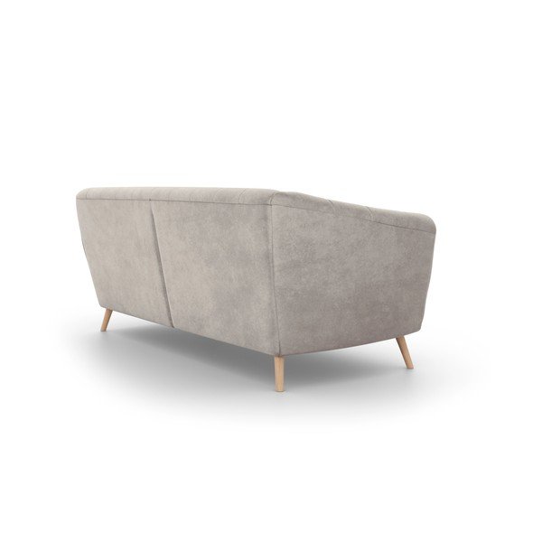 Smėlio spalvos aksominė sofa Interieurs 86 Étoile, 210 cm-image-3