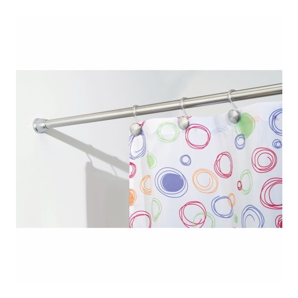 Teleskopinė dušo užuolaidos "iDesign Forma" išskleidžiamoji juosta, maksimalus ilgis 221 cm-image-3