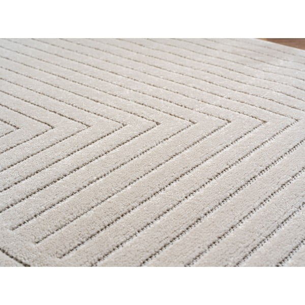 Kreminės spalvos apvalios formos lauko ir vidaus kilimas ø 80 cm Nova 1202 – Ayyildiz Carpets-image-3