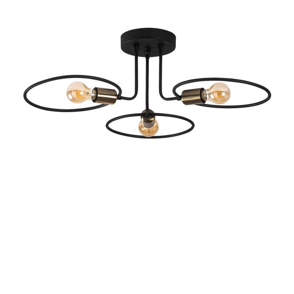 Lubinis šviestuvas juodos spalvos Circle – Opviq lights