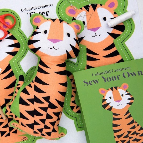 "Rex London Tiger" pliušinio žaislo siuvimo rinkinys-image-1