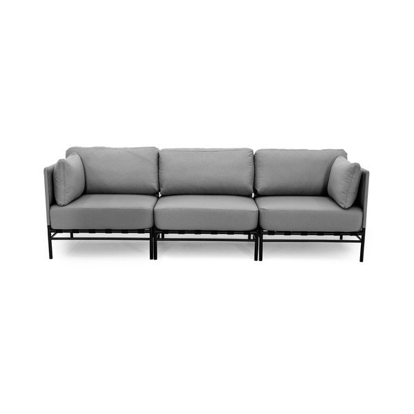 Sodo modulinė sofa šviesiai pilkos spalvos 234 cm Dandy – Sit Sit-image-2