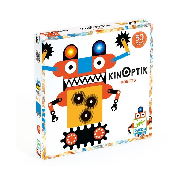 Kūrybinis rinkinys Kinoptik Robots - Djeco-image-1