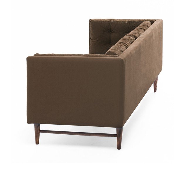 Ruda trijų vietų sofa Balcab Home Eva-image-2