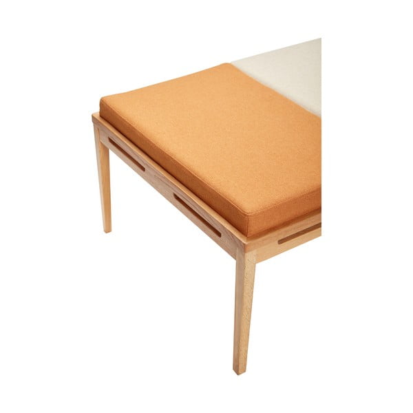 Suolas oranžinės spalvos/kreminės spalvos Amber – Hübsch-image-2