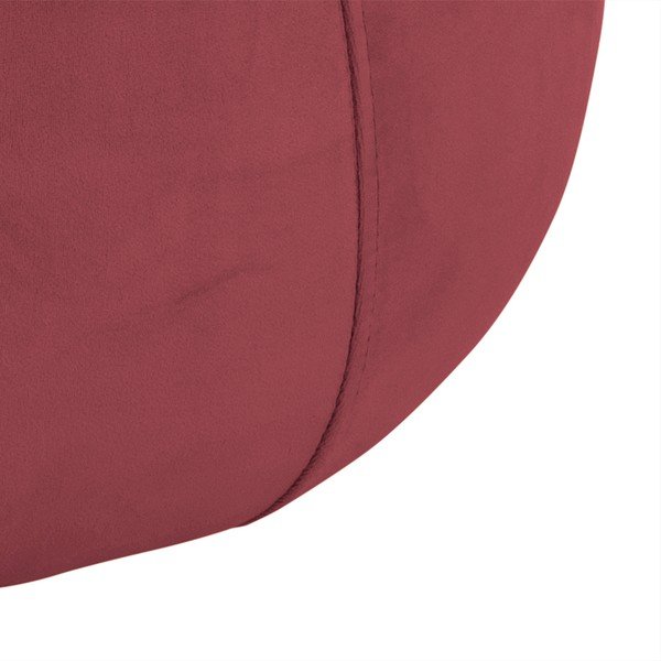 Koralinės rožinės spalvos aksominis pufas Actona Mie, ⌀ 60 cm-image-3