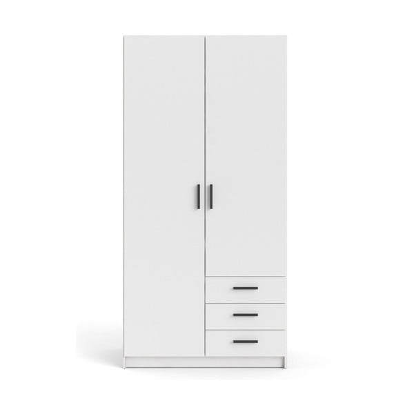 Drabužių spinta baltos spalvos 99x200 cm Sprint – Tvilum