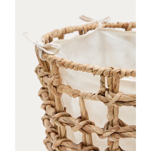 Iš vandens hiacinto krepšiai 2 vnt. ø 38x38 cm Dilam – Kave Home-image-3