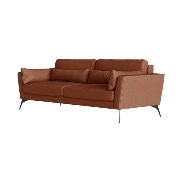Oranžinės spalvos sofa Marie Claire Home Susan-image-3