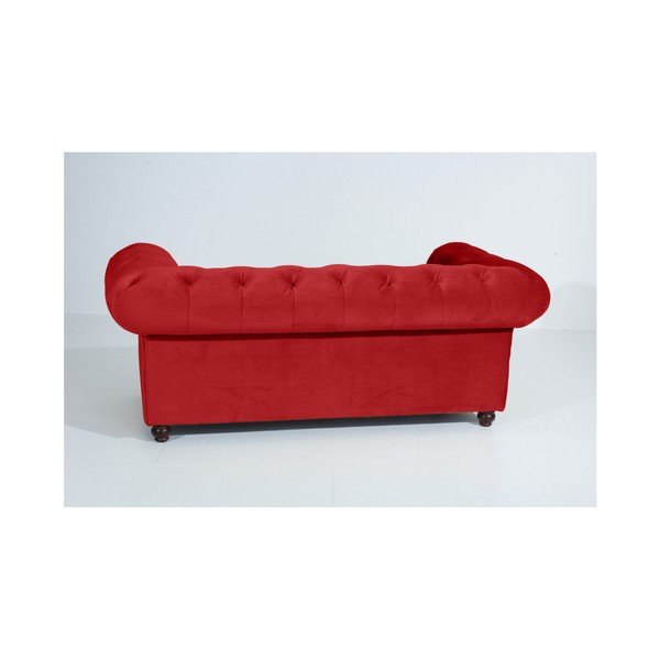Raudona sofa "Max Winzer Orleans Velvet", 196 cm-image-4
