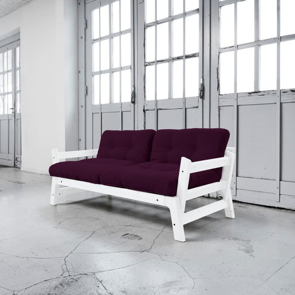 Kintama sofa "Karup Step" Balta / violetinė slyva