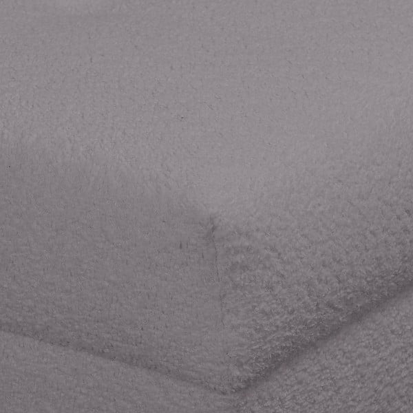 Pufas tamsiai pilkos spalvos iš boucle Ariella – Ropez-image-4