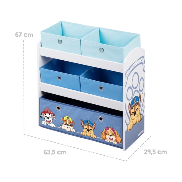 Vaikiškas organizatorius 63.5x29.5x67 cm Paw Patrol – Roba-image-2