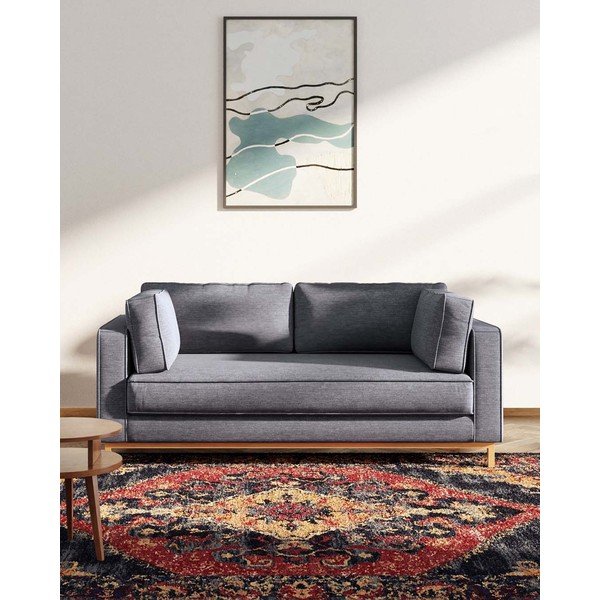 Sofa pilkos spalvos 192 cm Celerio – Ame Yens-image-3