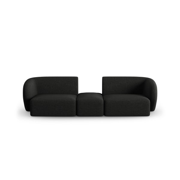 Sofa juodos spalvos 239 cm Shane – Micadoni Home