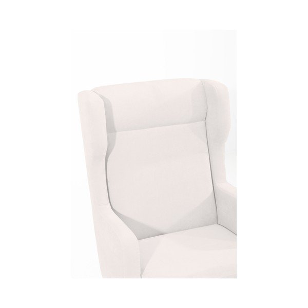 Kreminės spalvos "Max Winzer Bennet Suede" fotelis-image-1