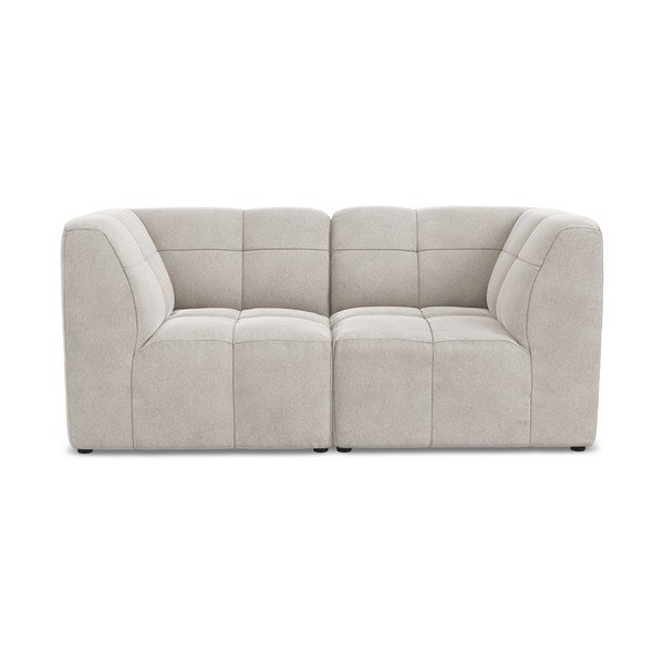 Smėlio spalvos sofa iš velveto 180 cm Aloha – Makamii