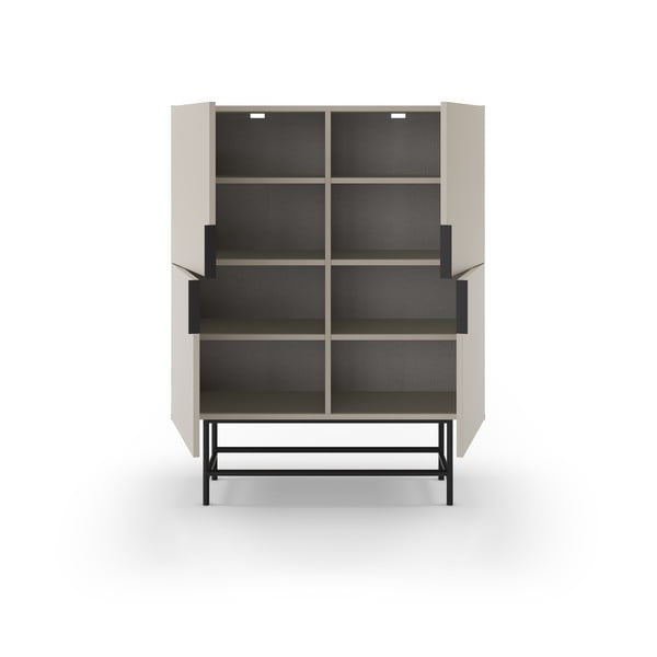 Spintelė kreminės spalvos 100x128 cm Eldia – Marckeric-image-2