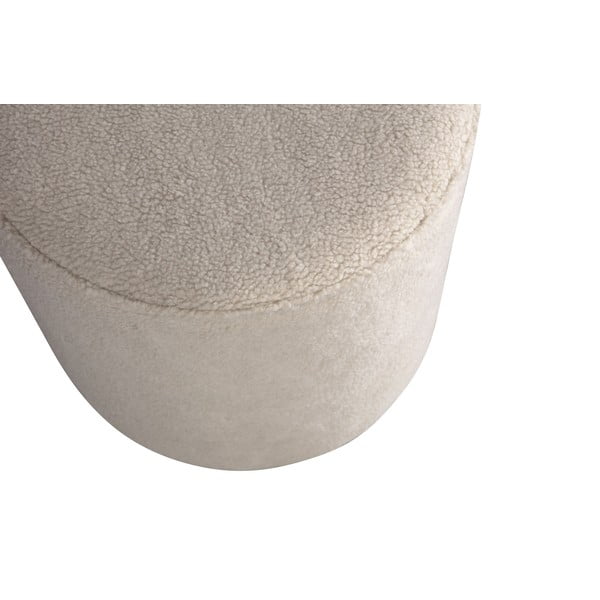 Smėlio spalvos pufas WOOOOD Sara, ø 46 cm-image-3