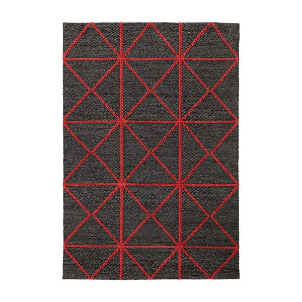Juodai raudonas kilimas Asiatic Carpets Prism, 200 x 290 cm