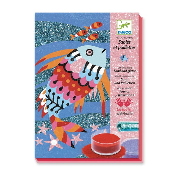 Djeco Rainbow Fish smėlio meno rinkinys-image-2
