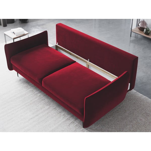 Raudona sofa-lova su daiktadėže Cosmopolitan Design Vermont-image-4