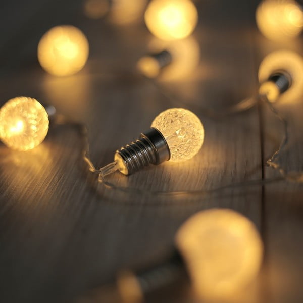 LED lempučių girlianda DecoKing Bulb, 20 lempučių, 2,4 m-image-1