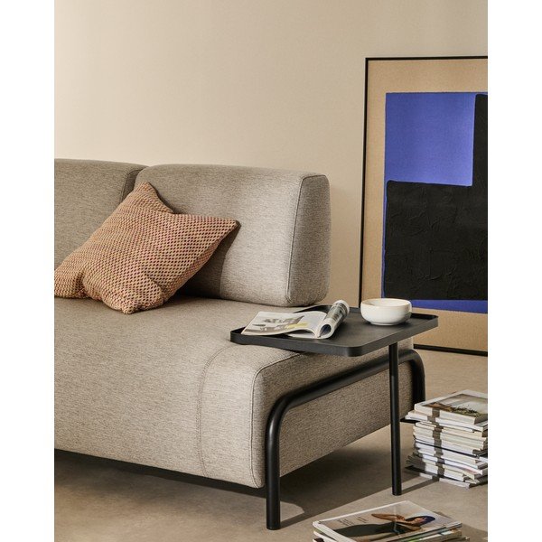 Pilkai smėlinės spalvos sofa 220 cm Compo – Kave Home-image-1