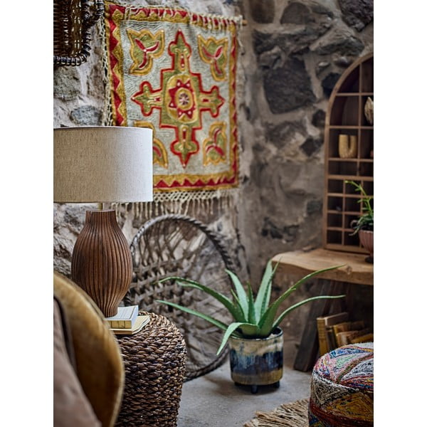 Stalinis šviestuvas natūralios spalvos (aukštis 53 cm) su tekstiliniu gaubtu Karelia – Bloomingville-image-2