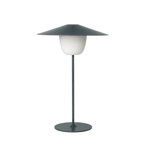 Tamsiai pilka vidutinio dydžio LED lempa Blomus Ani Lamp