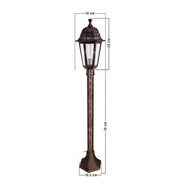 Lauko šviestuvas iš bronzos Homemania Decor Lampas, aukštis 98 cm-image-1