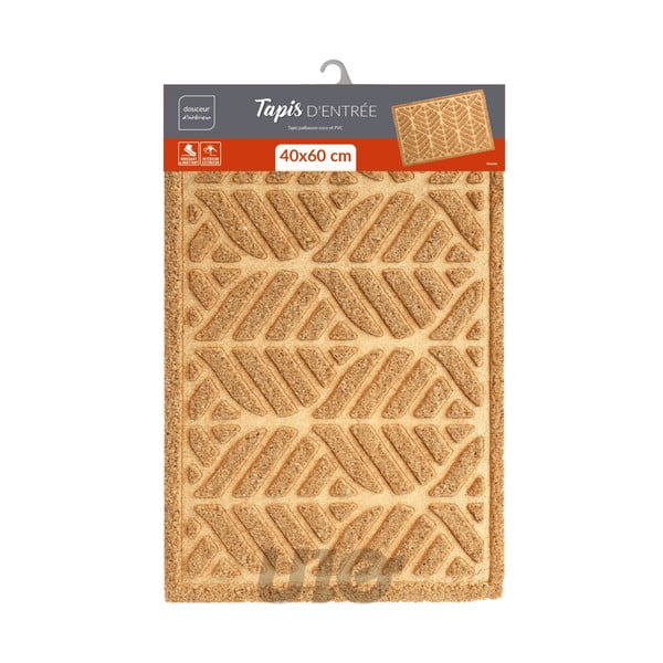 Iš kokoso pluošto grindų kilimėlis 40x60 cm Palmette – douceur d'intérieur-image-1