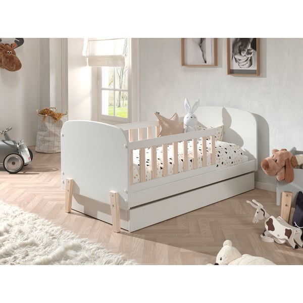 Vaikiška lovos daiktadėžė baltos spalvos 70x140 cm Kiddy – Vipack-image-1