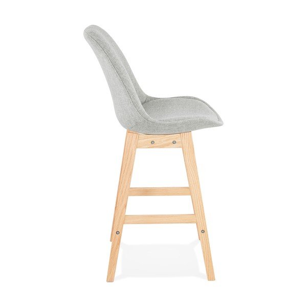 Kokoon QOOP Mini baro kėdė, pilka, sėdynės aukštis 65 cm-image-2