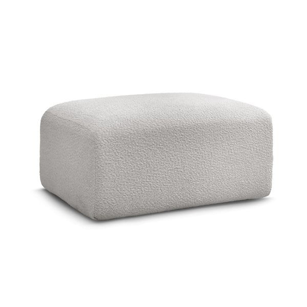 Iš boucle taburetė šviesiai pilkos spalvos Tina – Bobochic Paris-image-3