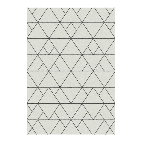 Kreminės ir baltos spalvos kilimas Universal Nilo, 57 x 110 cm