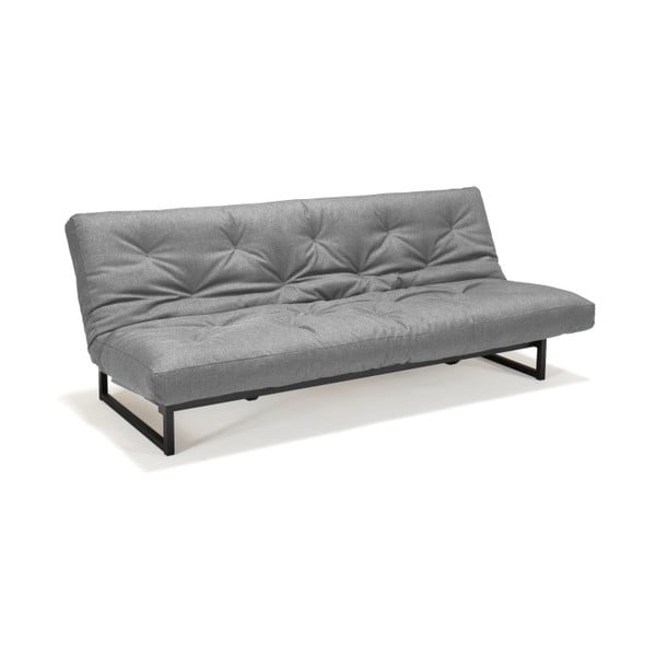 Šviesiai pilka sofa-lova Inovacijos "Fraction Elegant Flashtex Light Grey", 81 x 200 cm