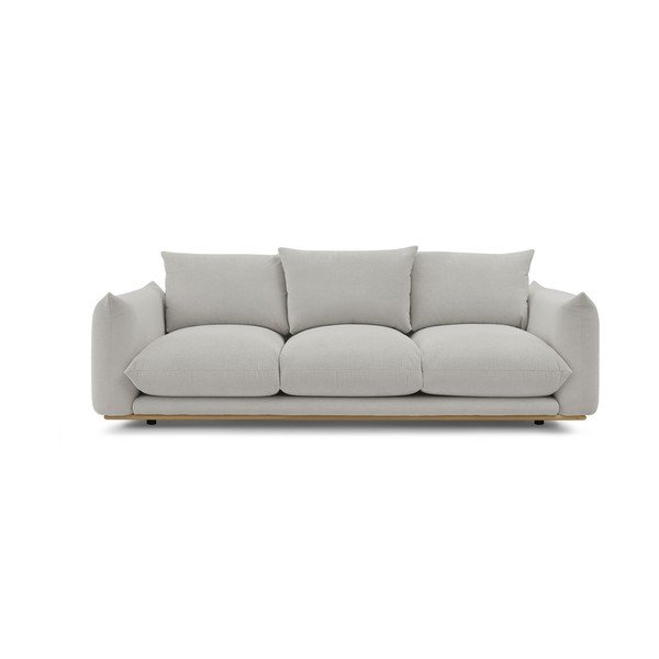 Sofa šviesiai pilkos spalvos 265 cm Ernest – Bobochic Paris
