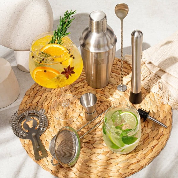 Iš nerūdijančio plieno kokteilio gaminimo rinkinys Bar in Box – VacuVin-image-2