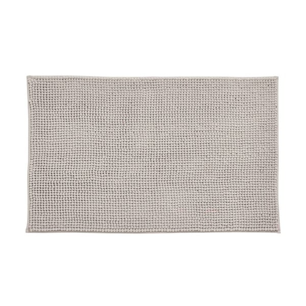 Pilkas vonios kambario kilimėlis 80x50 cm Bobble - Catherine Lansfield