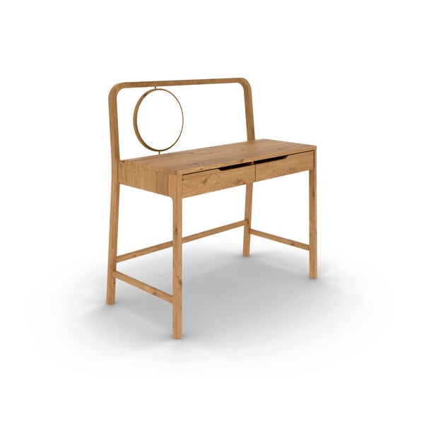 Tualetinis staliukas iš ąžuolo masyvo 57x110 cm Twig – The Beds-image-2