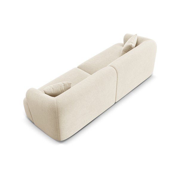 Smėlio spalvos sofa iš velveto 255 cm Campi – Cosmopolitan Design-image-4