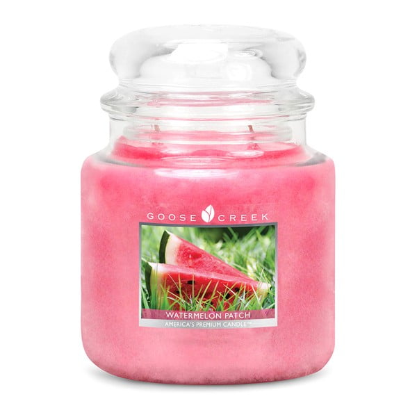 Kvapnioji žvakė stikliniame indelyje "Goose Creek Watermelon", 90 valandų degimo