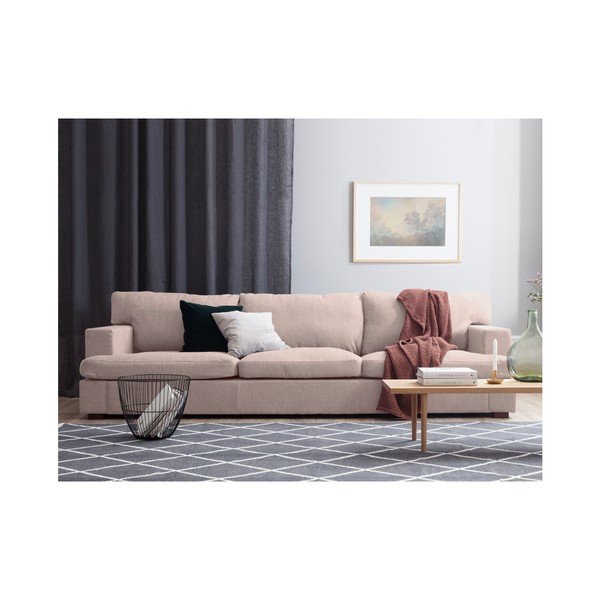 Šviesiai rožinė sofa "Windsor & Co Sofas Daphne", 235 cm-image-2