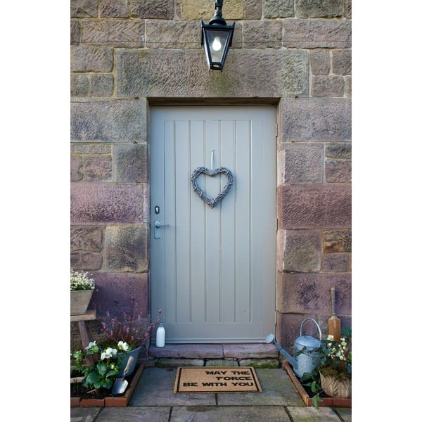 Iš kokoso pluošto grindų kilimėlis 40x60 cm May the Force Be With Your – Artsy Doormats-image-2