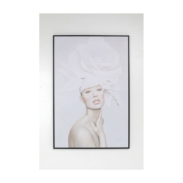 Paveikslas rėmuose "Kare Design Lady White Blossom", 80 x 120 cm