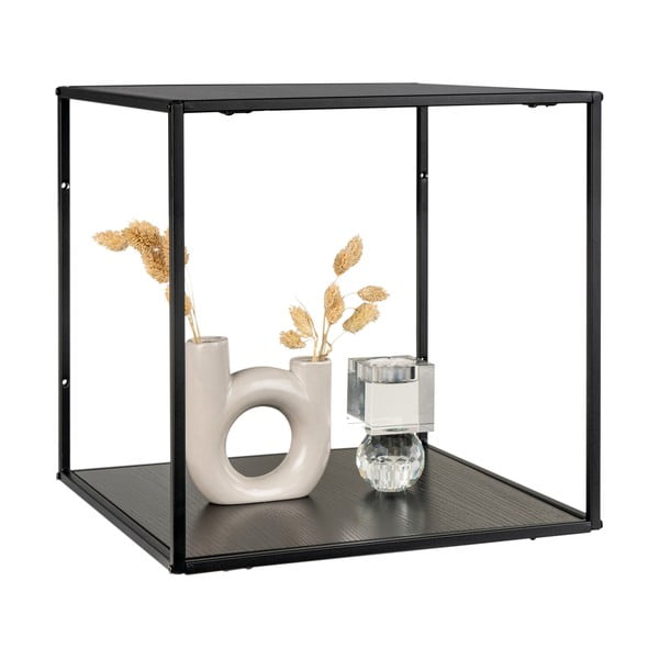 Sieninė lentyna juodos spalvos Vita – House Nordic-image-2