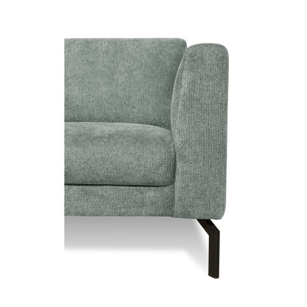 Sofa šviesiai pilkos spalvos 165 cm Gomero – Scandic-image-4